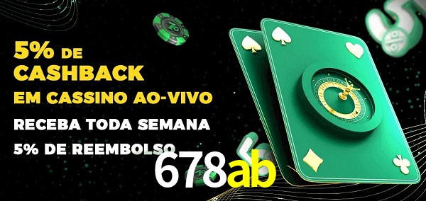 Promoções do cassino ao Vivo 678ab